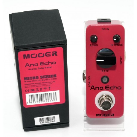 PEDAL DE EFECTOS DELAY ANALOGICO MOOER ANA ECHO