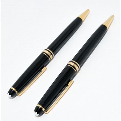 CONJUNTO PORTAMINAS Y BOLIGRAFO MONTBLANC MEISTERSTUCK