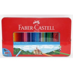 ESTUCHE FABER-CASTELL x60 LAPICES CLASICOS DE COLORES VIVOS