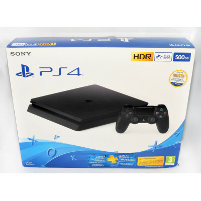 CONSOLA PS4 SLIM 500GB CON MANDO Y CAJA