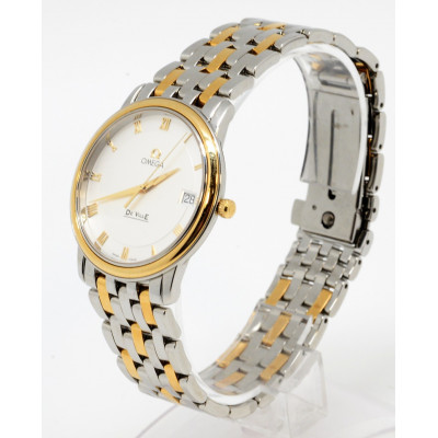 RELOJ AUTOMÁTICO OMEGA SPEEDMASTER REDUCED 175.0033 ORO Y ACERO - ESFERA NEGRA - 33MM