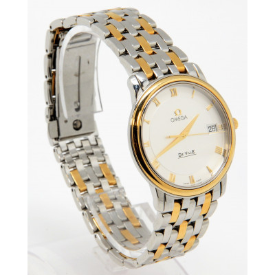 RELOJ AUTOMÁTICO OMEGA SPEEDMASTER REDUCED 175.0033 ORO Y ACERO - ESFERA NEGRA - 33MM