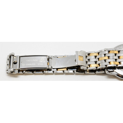 RELOJ AUTOMÁTICO OMEGA SPEEDMASTER REDUCED 175.0033 ORO Y ACERO - ESFERA NEGRA - 33MM