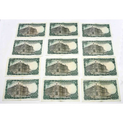 LOTE DE BILLETES 41000 PESETAS EN BILLETES DE MIL