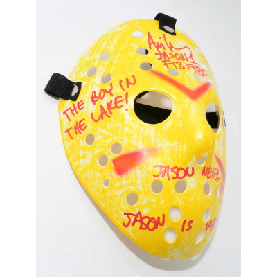 CARETA DE JASON FIRMADA POR ARI LEHMAN - FRIDAY THE 13TH  JASON VOORHEES
