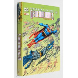 LIBRO COMIC SUPERMAN Y BATMAN GENERACIONES