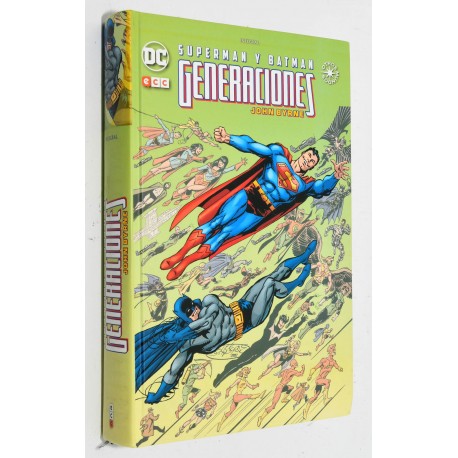 LIBRO COMIC SUPERMAN Y BATMAN GENERACIONES