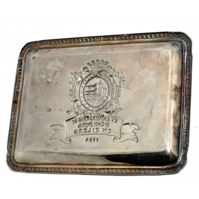 PLACA METÁLICA CONMEMORACION XV ANIVERSARIO EL CORTE INGLES DE BILBAO