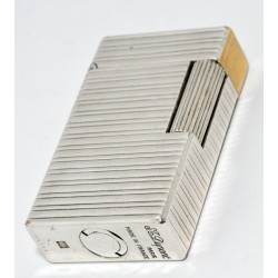 MECHERO DUPONT PLATEADO DECORATIVO