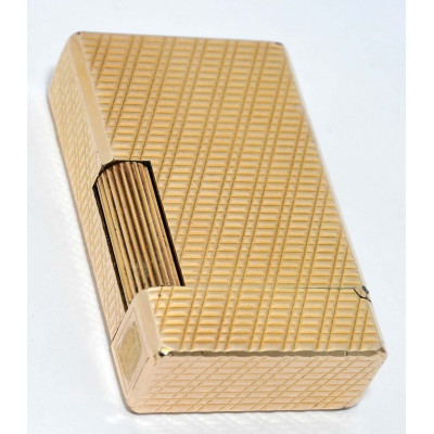 MECHERO DUPONT DORADO DECORATIVO