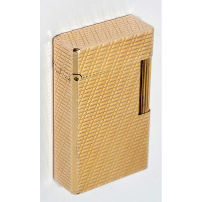 MECHERO DUPONT DORADO DECORATIVO