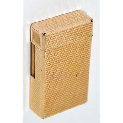 MECHERO DUPONT DORADO DECORATIVO