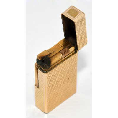 MECHERO DUPONT DORADO DECORATIVO