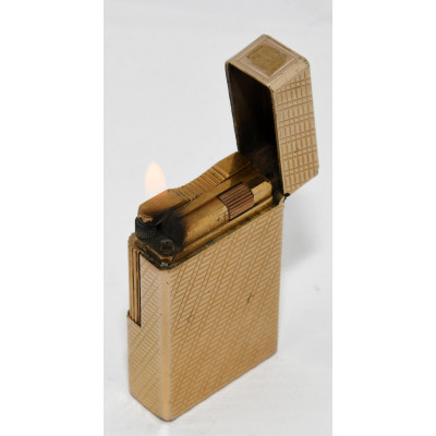 MECHERO DUPONT DORADO DECORATIVO