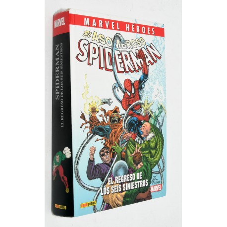 LIBRO COMIC SPIDERMAN EL REGRESO DE LOS SEIS SINIESTROS