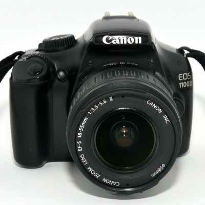CÁMARA RÉFLEX DIGITAL CANON EOS 1100D + CANON 18-55