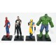 SET 4 FIGURAS PLOMO MARVEL