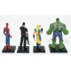 SET 4 FIGURAS PLOMO MARVEL