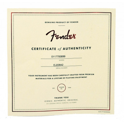 GUITARRA ELÉCTRICA SIGNATURE FENDER ERIC JOHNSON STRATOCASTER