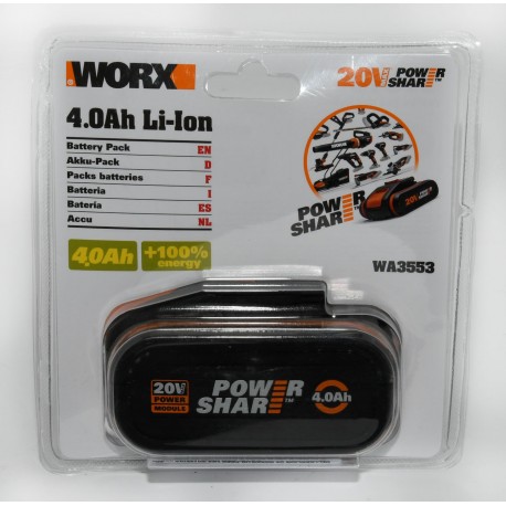 BATERIA WORX 4.0AH WA3553