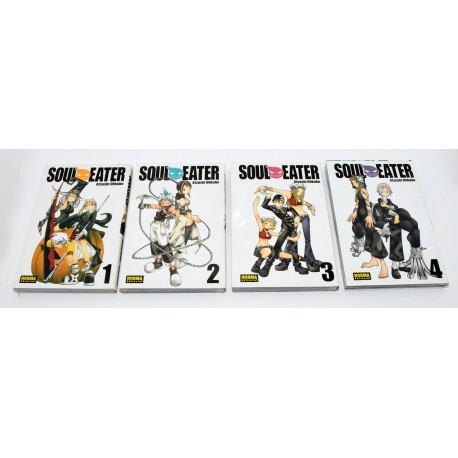 COLECCION MANGA SOUL EATER - 4 TOMOS