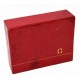 CAJA RELOJ OMEGA ROJA