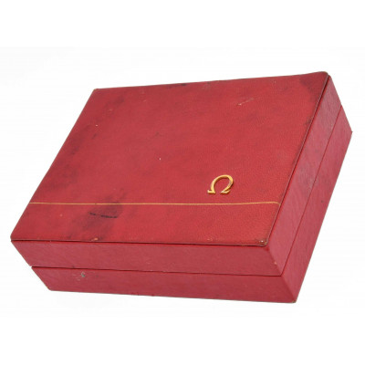 CAJA RELOJ OMEGA ROJA