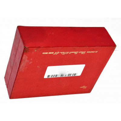 CAJA RELOJ OMEGA ROJA