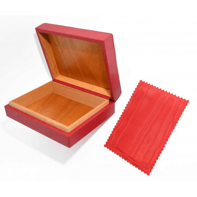 CAJA RELOJ OMEGA ROJA