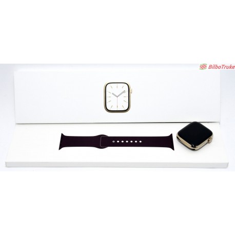 APPLE WATCH SERIES 7 45MM ACERO CEL ORO