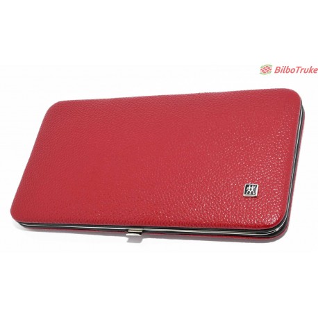 KIT MANICURA ZWILLING ESTUCHE ROJO