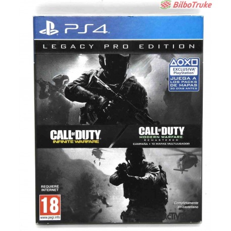 VIDEOJUEGO PS4 COD INFINITE WARFARE LEGACY PRO EDITION