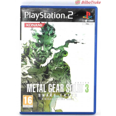 VIDEOJUEGO PS2 METAL GEAR SOLID 3