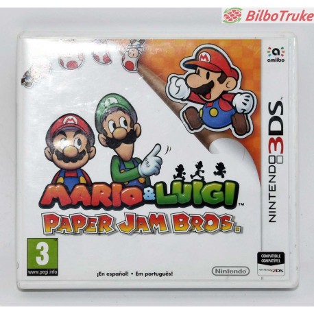 VIDEOJUEGO NINTENDO 3DS MARIO & LUIGI PAPER JAM BROS