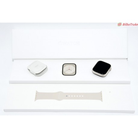 APPLE WATCH SERIES 8 45MM CEL ALUMINIO BLANCO