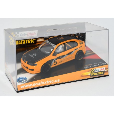 COCHE SLOT SCALEXTRIC SEAT LEON CLUB SCALEXTRIC 2005 TECNITOYS REF. 6169