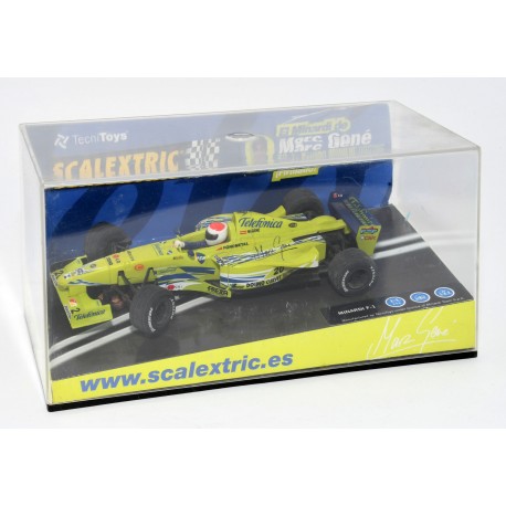COCHE SLOT SCALEXTRIC TECNITOYS MINARDI F-1 MARC GENE