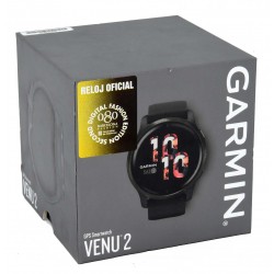 RELOJ DEPORTIVO GARMIN VENU 2 NEGRO PRECINTADO