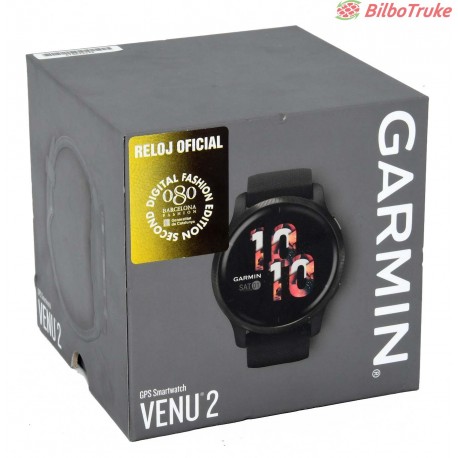 RELOJ DEPORTIVO GARMIN VENU 2 NEGRO PRECINTADO
