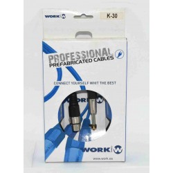 CABLE CANON XLR3 JACK WORK K-30