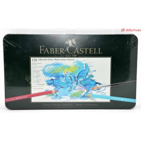 ESTUCHE LAPICES PASTEL FABER CASTELL ALBRECHT DURER 120 WATERCOLOUR PENCILS