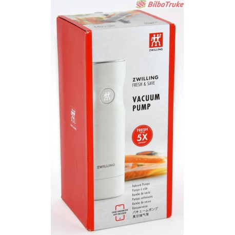 BOMBA DE VACIO PARA BOTELLAS ZWILLING PRECINTADO