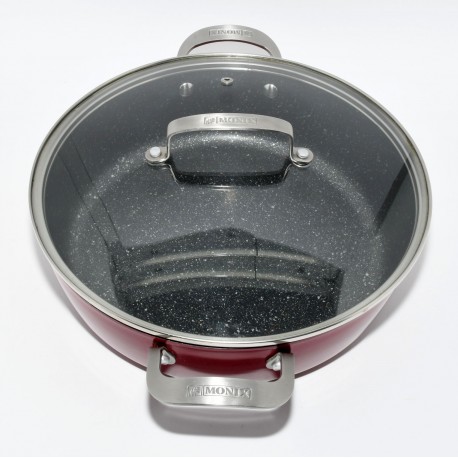 CAZUELA DE INDUCCIÓN CON TAPA MONIX 28CM