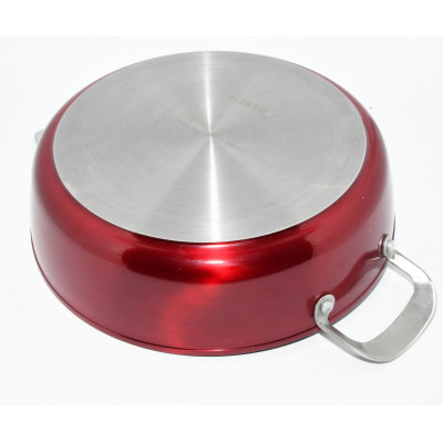 CAZUELA DE INDUCCIÓN CON TAPA MONIX 28CM