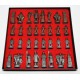 AJEDREZ EL CORREO FIGURAS METALICAS