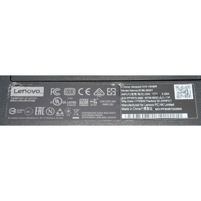 PORTATIL LENOVO IDEAPAD 310-15ABR / AMD A12-9700P 2.5GHZ / 120GB SSD / 8GB RAM