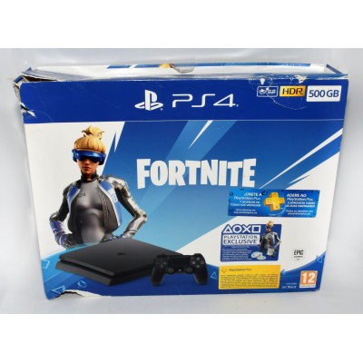 CONSOLA PS4 SLIM 500GB CON MANDO Y CAJA