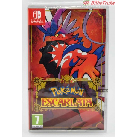 VIDEOJUEGO SWITCH POKEMON ESCARLATA PRECINTADO