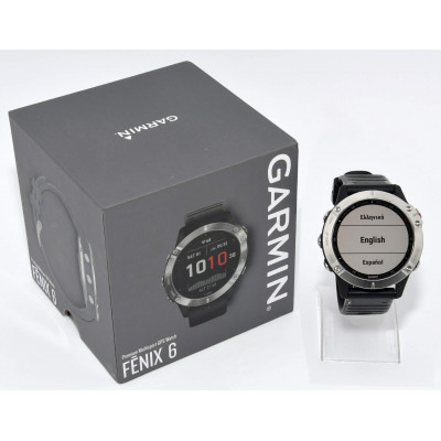 RELOJ DEPORTIVO GARMIN FENIX 6 47MM PLATA Y NEGRO