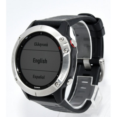 RELOJ DEPORTIVO GARMIN FENIX 6 47MM PLATA Y NEGRO